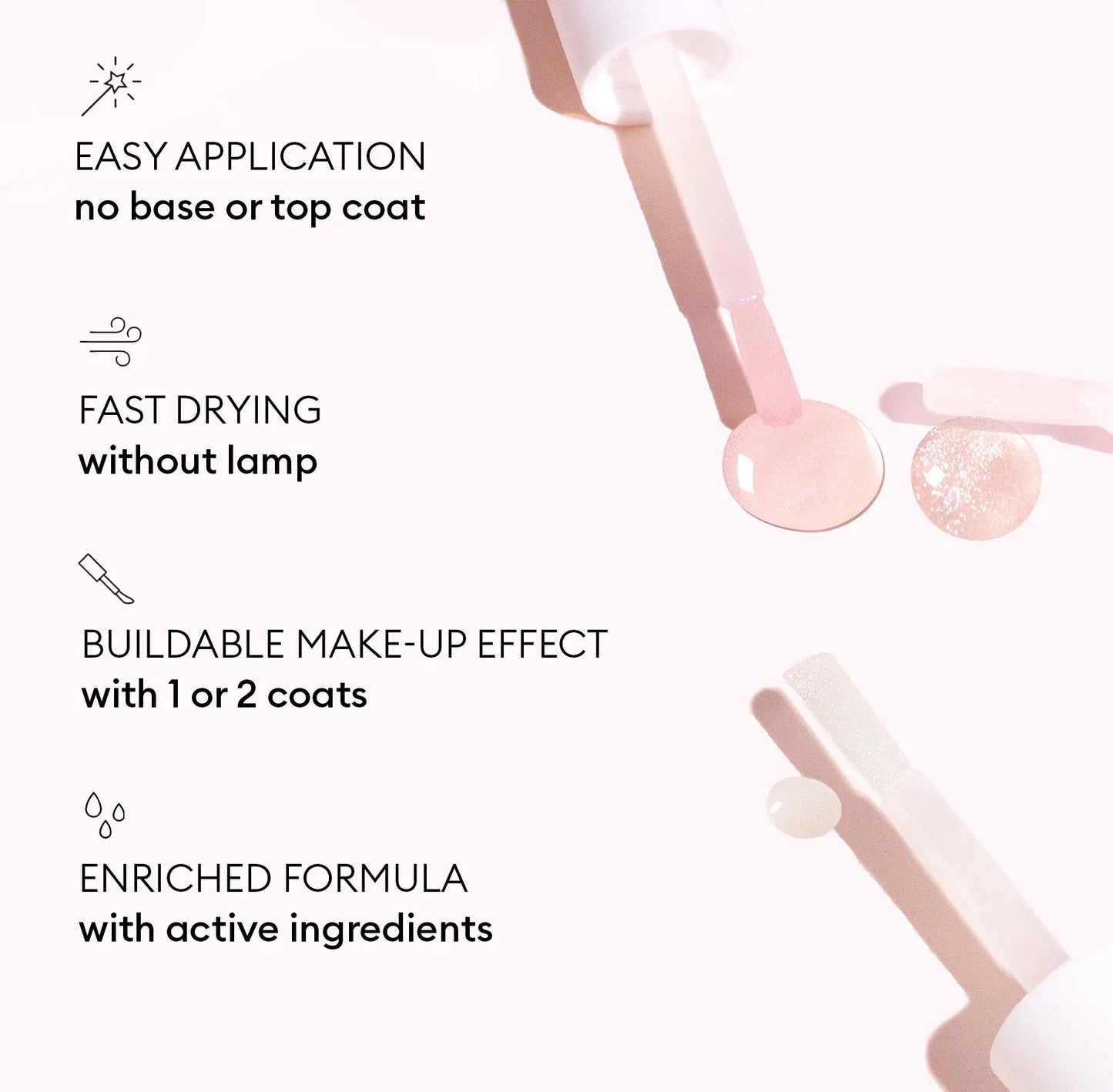 Manucurist Active Plump Aqua Glazed - Nail Strengthener & Enhancer - Volumizing Effect for Fuller Nails